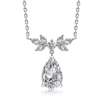 3.09 ct Pear-Cut Lab-Grown Diamond Necklace in PT950 Platinum – APYN0031-PT