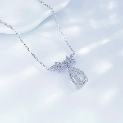 3.09 ct Pear-Cut Lab-Grown Diamond Necklace in PT950 Platinum – APYN0031-PT