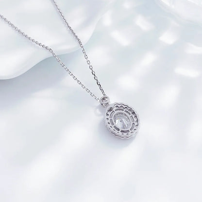 1.02 ct Statement Adjustable Oval-Cut Lab-Grown Diamond Necklace in PT950 Platinum