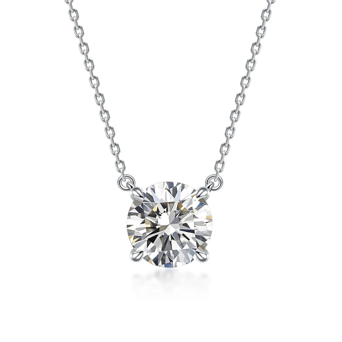 1.51 ct Celestial Adjustable Round-Cut Lab-Grown Diamond Necklace in PT950 Platinum – APYN0042-PT