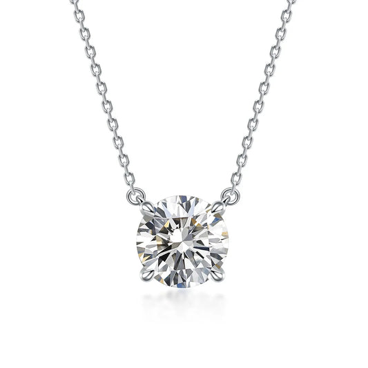 1.51 ct Celestial Adjustable Round-Cut Lab-Grown Diamond Necklace in PT950 Platinum – APYN0042-PT