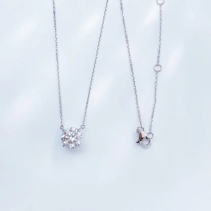 1.51 ct Celestial Adjustable Round-Cut Lab-Grown Diamond Necklace in PT950 Platinum – APYN0042-PT