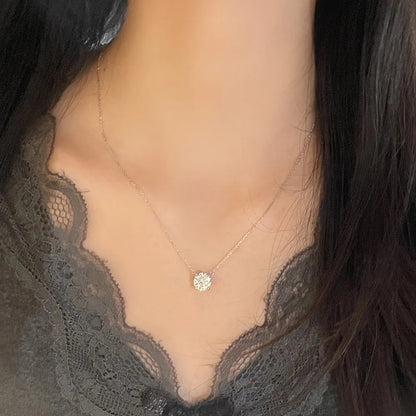 1.51 ct Celestial Adjustable Round-Cut Lab-Grown Diamond Necklace in PT950 Platinum – APYN0042-PT