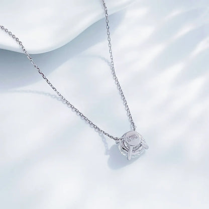2.17 ct Adjustable Princess-Cut Lab-Grown Diamond Necklace in PT950 Platinum