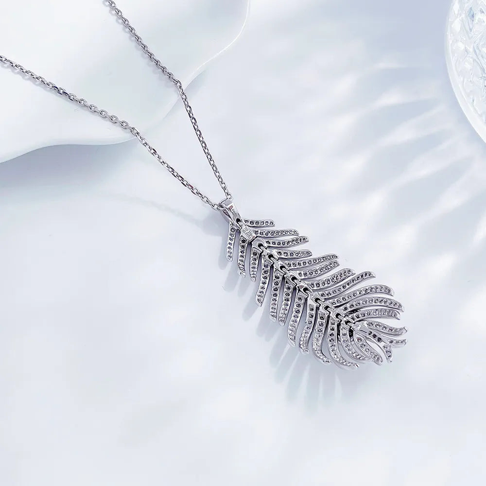 0.57 ct Round-Cut Lab-Grown Diamond Necklace in PT950 Platinum – APYN0062-PT