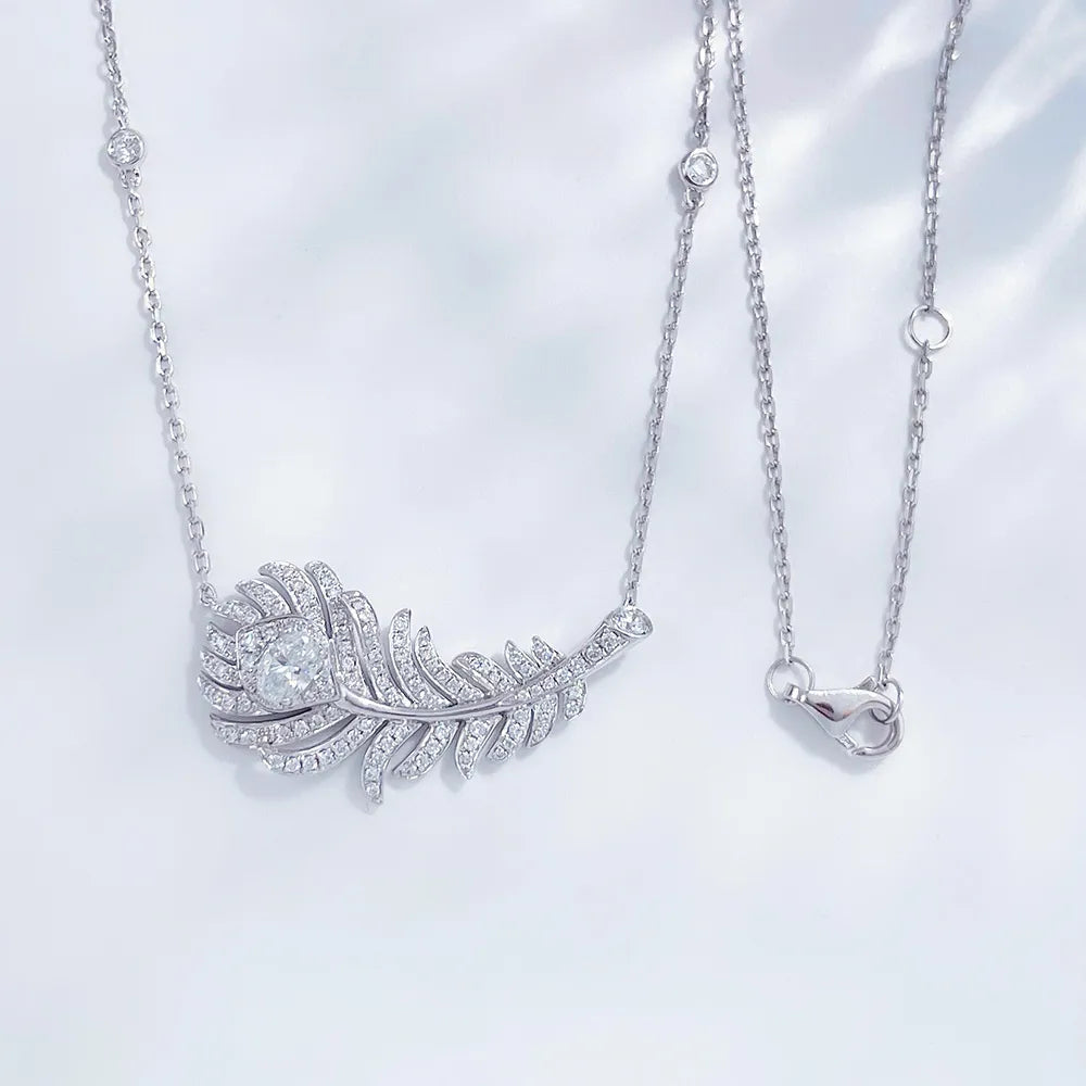 0.16 ct Statement Round-Cut Lab-Grown Diamond Necklace in PT950 Platinum