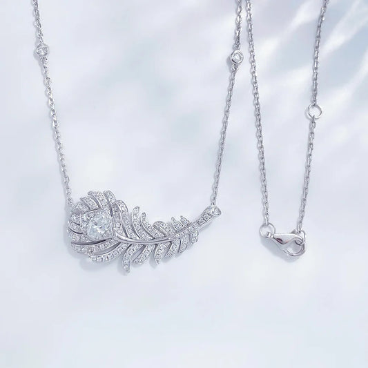 0.16 ct Statement Round-Cut Lab-Grown Diamond Necklace in PT950 Platinum
