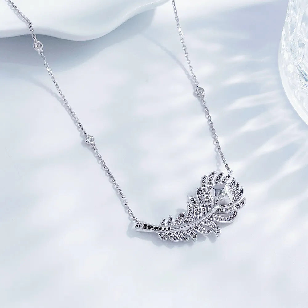0.16 ct Statement Round-Cut Lab-Grown Diamond Necklace in PT950 Platinum