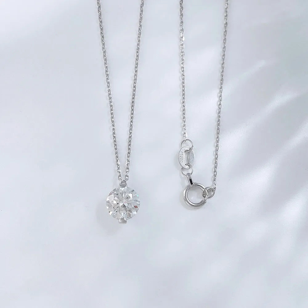 1.06 ct Celestial Adjustable Round-Cut Lab-Grown Diamond Necklace in PT950 Platinum – APYN0100-PT