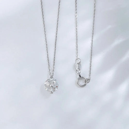 1.06 ct Celestial Adjustable Round-Cut Lab-Grown Diamond Necklace in PT950 Platinum – APYN0100-PT
