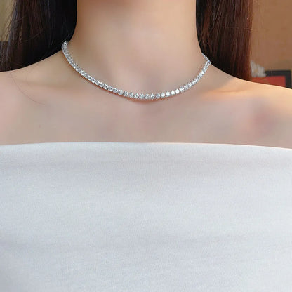 21.94 ctw Celestial Pear-Cut Lab-Grown Diamond Necklace in 18K White Gold – APYN0128-W