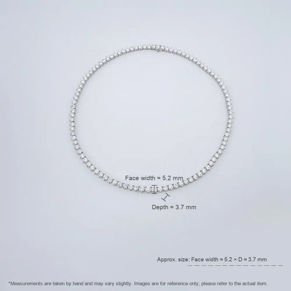 21.94 ctw Celestial Pear-Cut Lab-Grown Diamond Necklace in 18K White Gold – APYN0128-W
