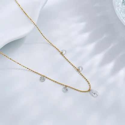 0.34 ct Celestial Stackable Round-Cut Lab-Grown Diamond Necklace in 18K Yellow Gold – APYN0135-Y