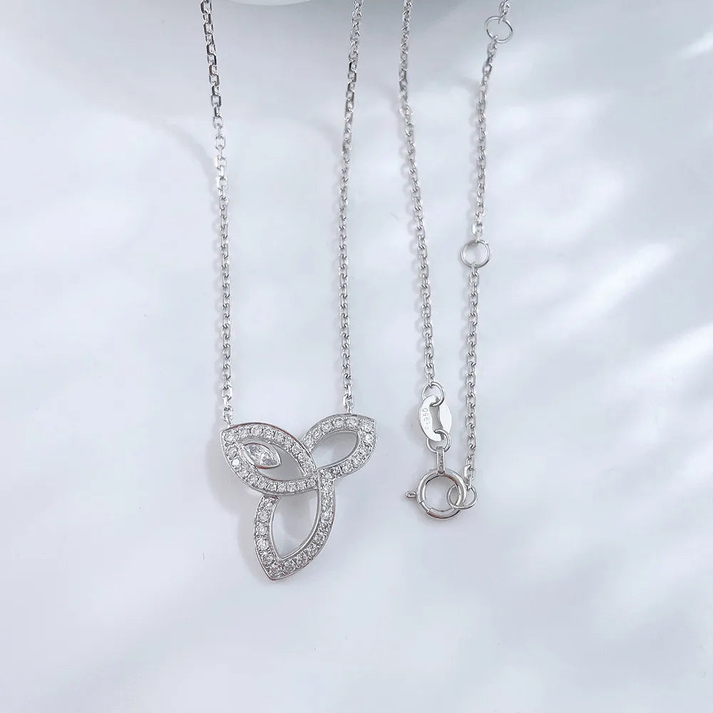 0.05 ct Celestial Adjustable Round-Cut Lab-Grown Diamond Necklace in PT950 Platinum – APYN0144-PT