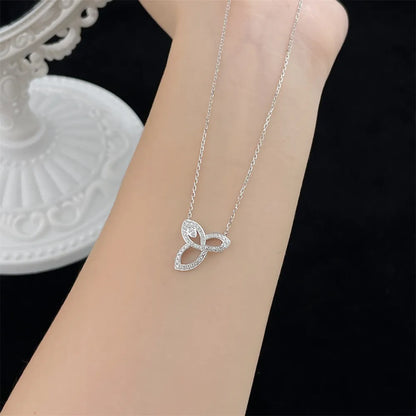 0.05 ct Celestial Adjustable Round-Cut Lab-Grown Diamond Necklace in PT950 Platinum – APYN0144-PT