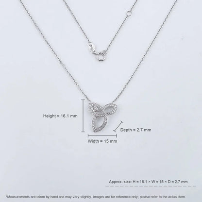0.05 ct Celestial Adjustable Round-Cut Lab-Grown Diamond Necklace in PT950 Platinum – APYN0144-PT