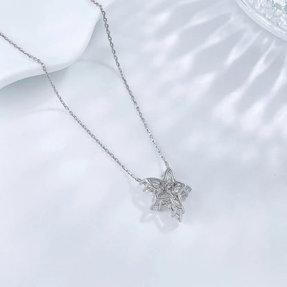 2.01 ctw Celestial Cluster Round-Cut Lab-Grown Diamond Necklace in PT950 Platinum