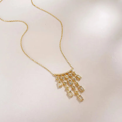 2.8 ctw Celestial Adjustable Mixed-Cut Lab-Grown Diamond Necklace in 18K Yellow Gold – APYN0305-Y