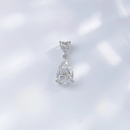 2.04 ct Pear-Cut Lab-Grown Diamond Pendant in PT950 Platinum