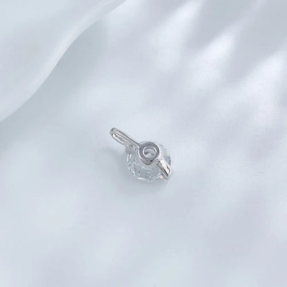 1.01 ct Oval-Cut Lab-Grown Diamond Pendant in PT950 Platinum