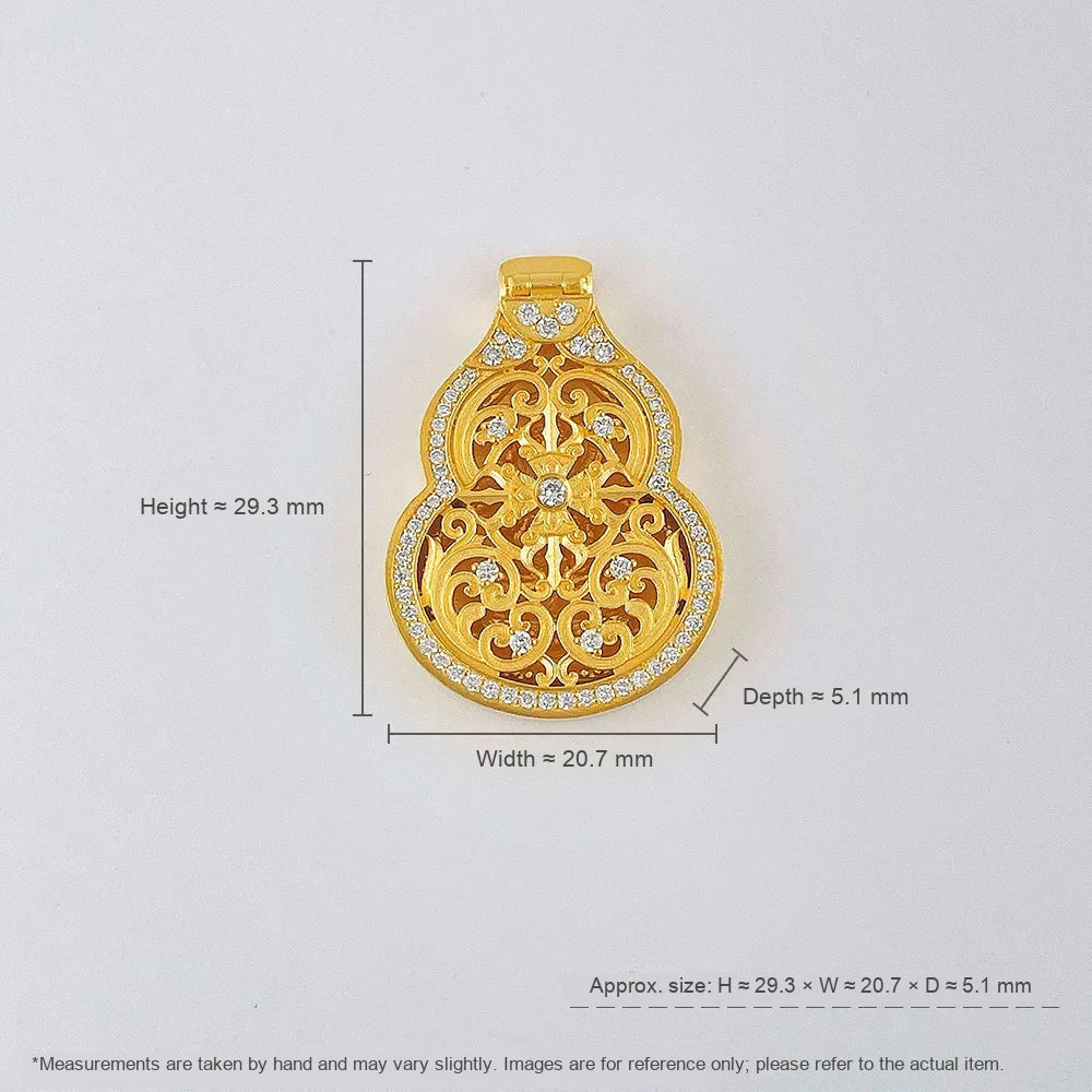 0.4 ctw Round-Cut Lab-Grown Diamond Pendant in 925 Sterling Silver