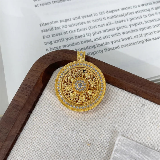 0.07 ct Round-Cut Lab-Grown Diamond Pendant in 925 Sterling Silver