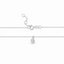 The Pear Solitaire Chain Bracelet