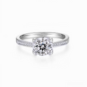Bullhead Setting Pavé Lab Diamond Ring