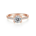 Bullhead Setting Pavé Lab Diamond Ring
