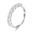 Elegant Oval - Diamond Eternity Stackable Band