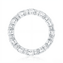 Exquisite Oval & Pear - Diamond Eternity Stackable Band