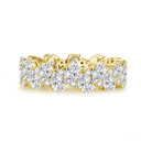 Exquisite Oval & Pear - Diamond Eternity Stackable Band