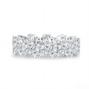 Exquisite Oval & Pear - Diamond Eternity Stackable Band