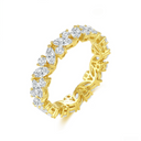 Exquisite Marquise & Round - Diamond Eternity Stackable Band
