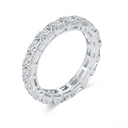 The Emerald Cut Eternity Band