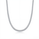 The Asscher Tennis Necklace