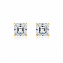 The Asscher Cut Stud Earrings