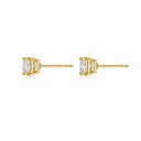 The Asscher Cut Stud Earrings