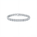 The Asscher Cut Tennis Bracelet