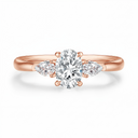 The Classic Oval Trilogy Ring