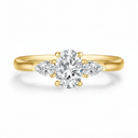 The Classic Oval Trilogy Ring