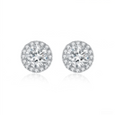 The Classic Round Halo Studs
