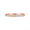 The Classic Shared-Prong Half Eternity Band