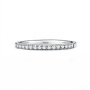 The Classic Shared-Prong Half Eternity Band