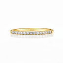 The Classic Shared-Prong Half Eternity Band
