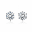 The Classic Six-Prong Diamond Studs