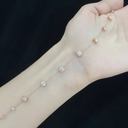 The Dainty Bezel Station Bracelet