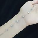 The Dainty Bezel Station Bracelet