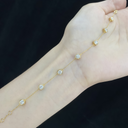 The Dainty Bezel Station Bracelet