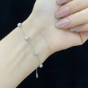 The Dainty Bezel Station Bracelet